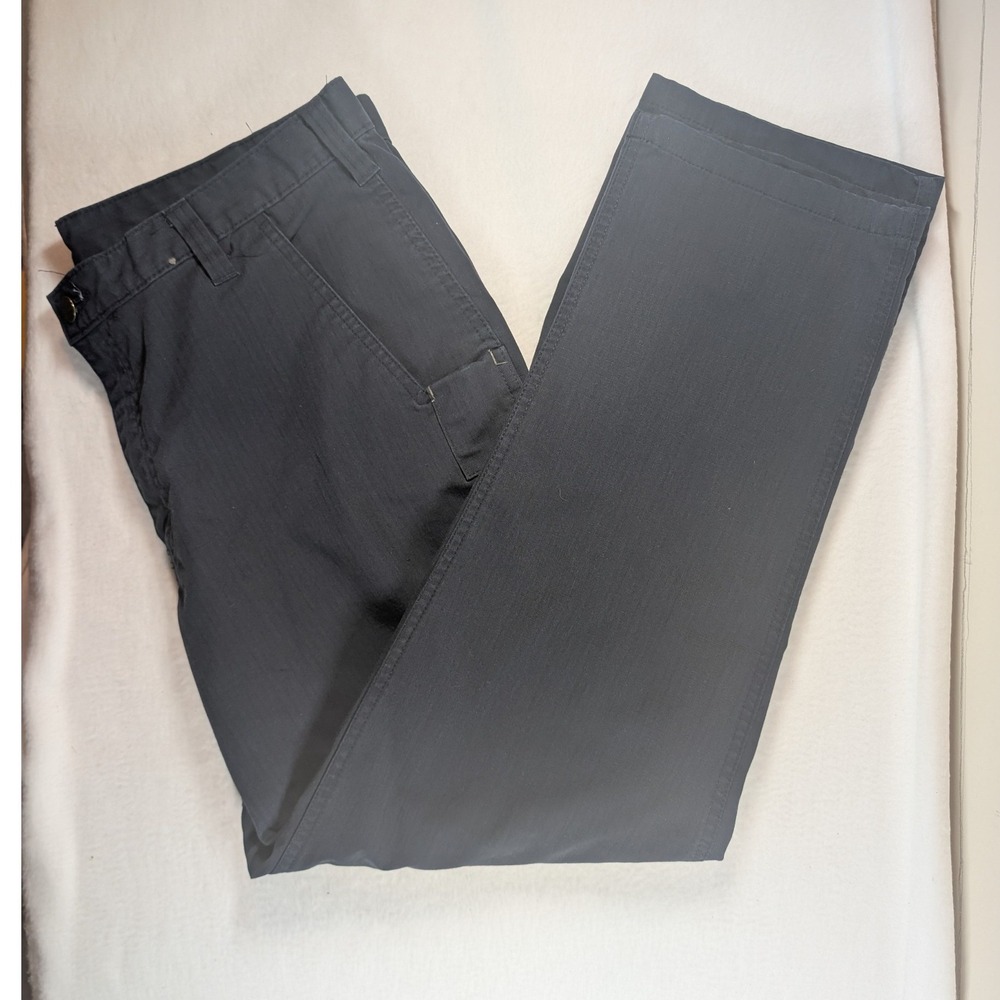 Carhartt Mens Relaxed Fit Work Pants Navy Blue 48x30 Utility Trousers